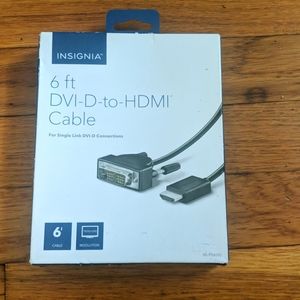 Insignia 6 ft DVI-D-to-HDMI Cable